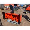 Image 1 : (Lots 360-362 are a Group Lot) Kubota F5720 snow blower, fits the Kubota F3680 SN. 21215171