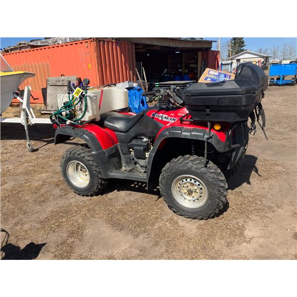 (Lots 365 & 366 are a Group Lot) Honda Rubicon foreman 4x4, 3649 hrs, 3572  km, winch, SN. 478TE2627