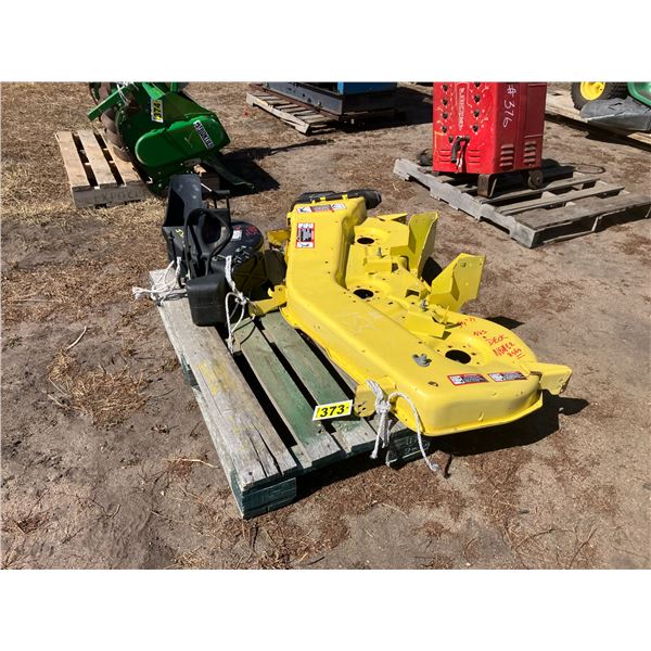 JD 54" mower deck & blower