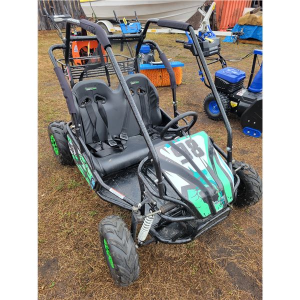 Side by side Go Cart, 212cc, running (Like new)