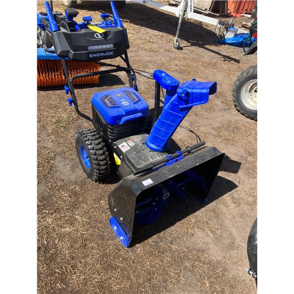 Show Joe 24", 12-Volt snow blower & charge