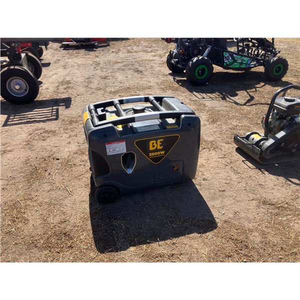 BE 3600 Watt Gen Set, elec. start, running