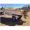 Image 14 : 14 ft Maximum fiberglass Boat #003 c/w trailer, 50 HP evinrude, running order, (no visible number fo