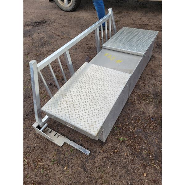 Alum. Tool box & truck box rear rack