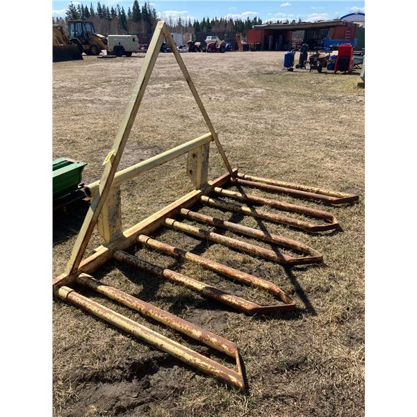 Front mount bale fork