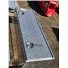 Image 1 : Aluminum storage box. 48" long, 16" high, 16" wide. Has keys.