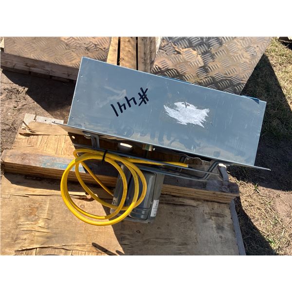 16" vented fan. 110 volt unit.