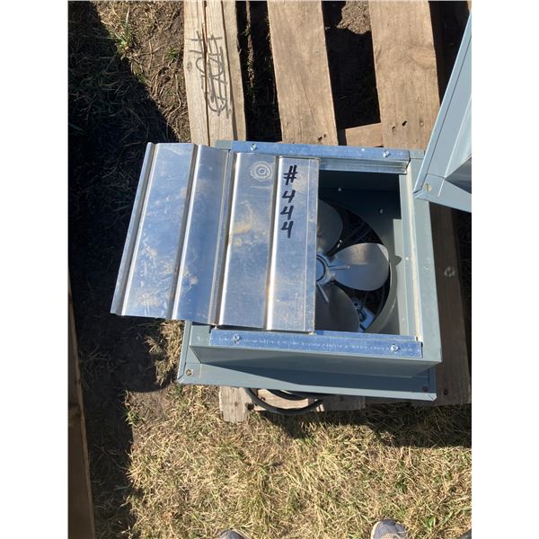 10" vented fan. 110 volt.