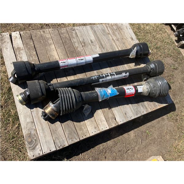 (Lots 449 to 451 are a Group Lot, So much each x 3) 3- PTO shafts. 2-48"  1-40"