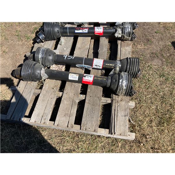 (Lots 449 to 451 are a Group Lot, So much each x 2) 2- PT0 shafts 40"