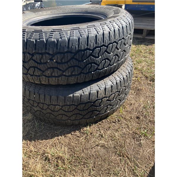 2- Good year tires. M+S 275/65 R 18. (Selling all together)