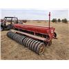 Image 3 : IH 100 press drill 12 Ft, C/W grass & fertilizer rubber packers, hyd. Ram & 2 newer front tires