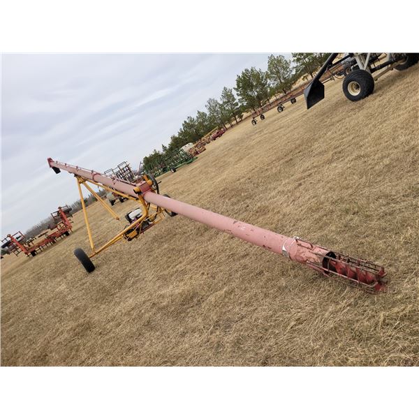 Approx 7x40 Auger C/W Honda 13Hp Electric start motor, had running at auction site