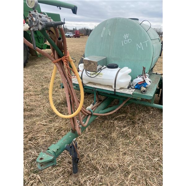 PTO Sprayer 500 gal Polytank Approx 54 Ft C/W markers C/W controls