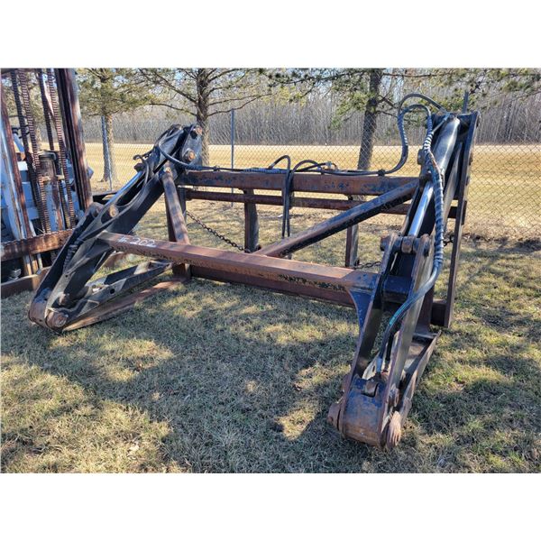 IMAC pipe grapple, quick attach, SN. E64955 (came off a CAT IT38H loader)