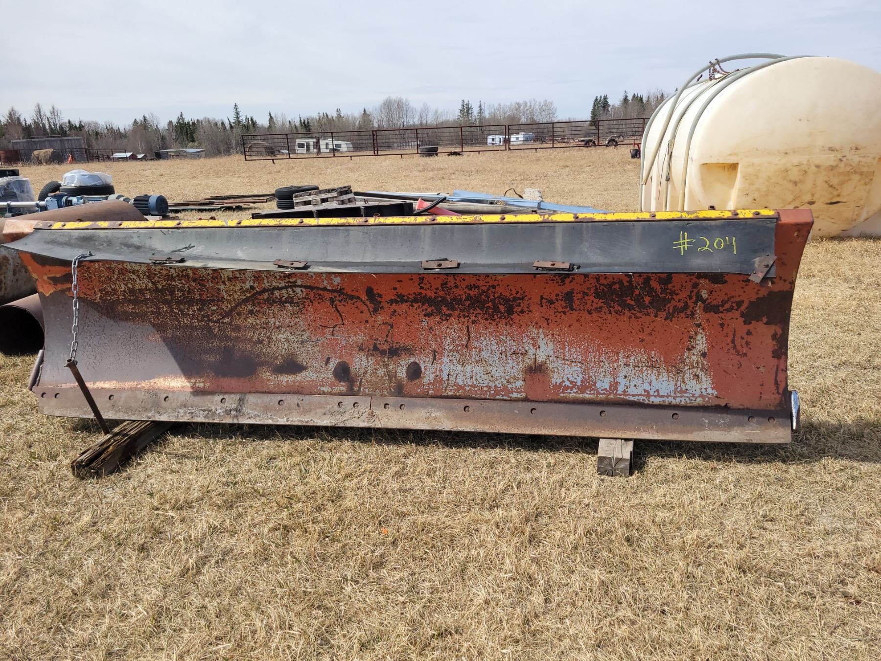 12 ft Dozer c/w Frt mt frame. Located in N.Side field