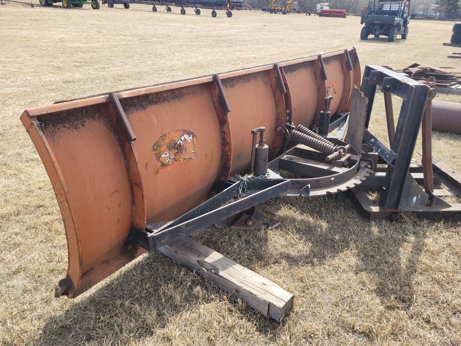 12 ft Dozer c/w Frt mt frame. Located in N.Side field