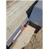 Image 15 : Flat deck Trailer, 80" X 16 ft 4" c/w 2 ft dovetails & 38" ramps, approx. 2- 3,000 lb axles (Serial 
