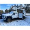 Image 1 : 2006 Ford F450, v10 Auto 4x4, c/w working Versalift man basket c/w Onan genset, approx. 211,000 mi,