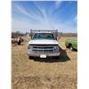 Image 1 : 2000 Chev white 3500 Flat Deck, good body, V8 Vortec 5Spd Manual Has keys 8'x 12' deck fold down sid