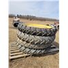 Image 1 : (So much each x 4) 270/95R48's c/w 10-hole JD sprayer rims, Located in N.Side field