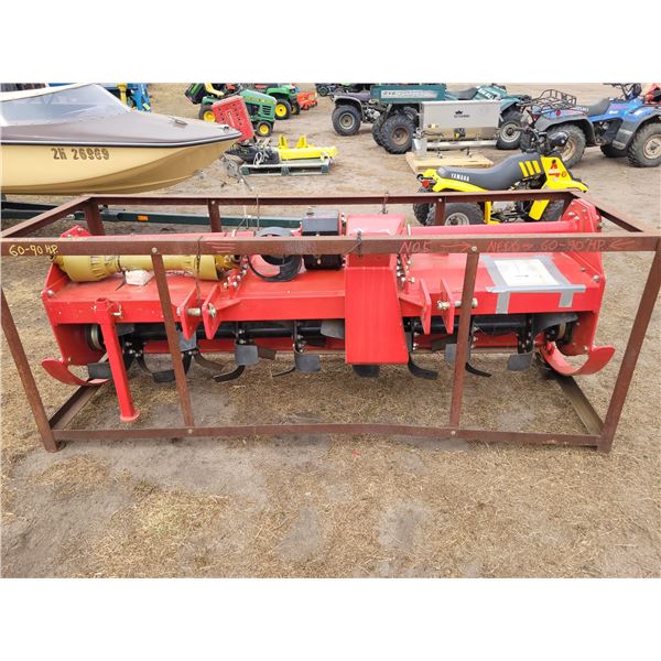 As new 80 inch, 3 pt Rototiller, 60-90 HP required