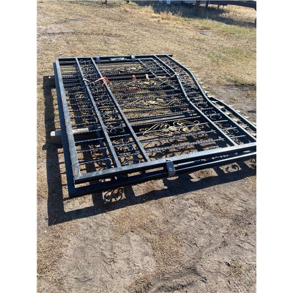 2- 10 ft ornamental gates, as new