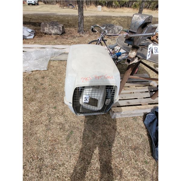 2 pet cages