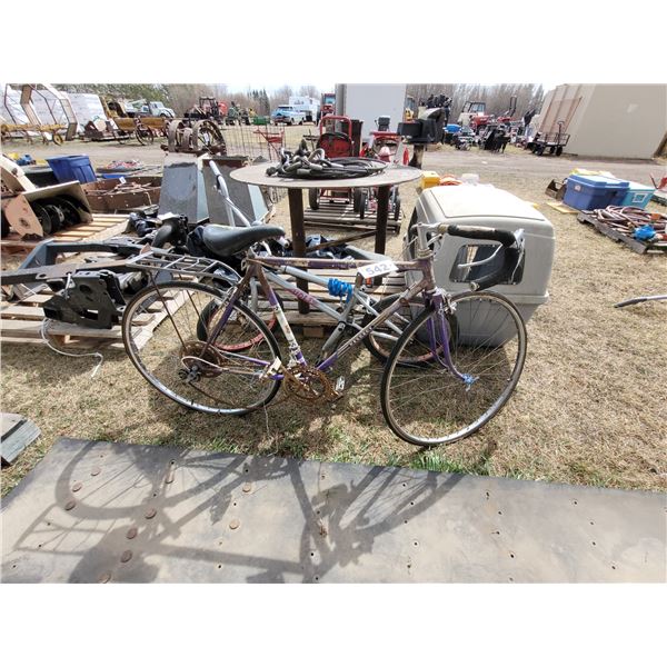 2-bikes.  1 is a Peugeot racer