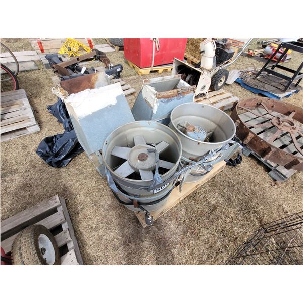 2 elec fans & ducting.