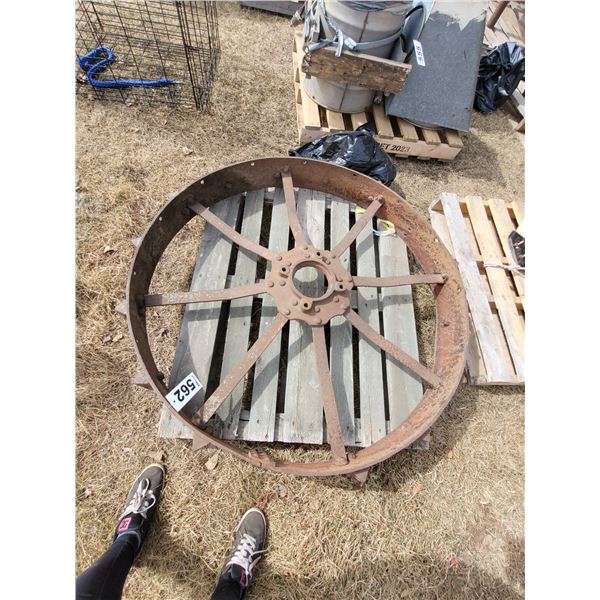 Approx 51" steel wheel.