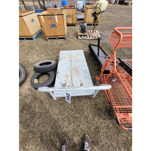 30" X 60" grey cart