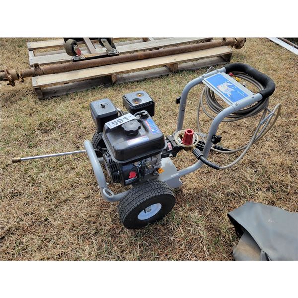 208cc Pressure washer c/w hose ( runs)