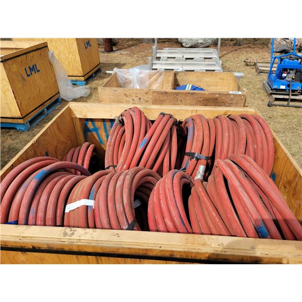 Crate c/w 25-30 air hoses