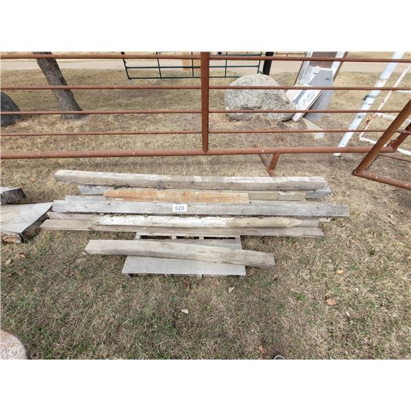 2 pallets of 4X4's & thick poplar slabs