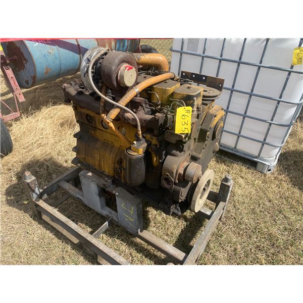 Cummins 5.9 diesel motor. Came out of a case loader. Was running when replaced.