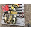 Image 1 : Various ratchet straps, shackle & plastic, Located in N.Side field