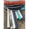 Image 2 : Pallet of plastic pipe, hose, snow fence, Located in N.Side field