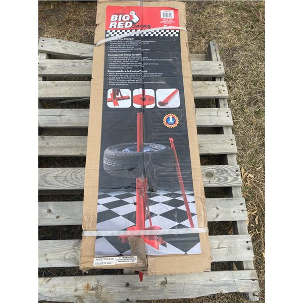 New manual tire changer, Located in N.Side field