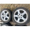 Image 1 : (Sells all together) 4 tires. R16 c/w rims, Located in N.Side field