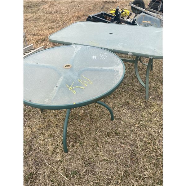 2-Plastic tables, Located in N.Side field