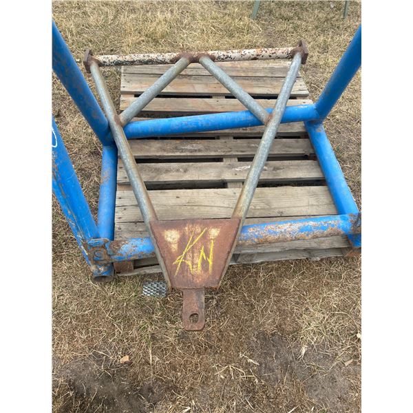 Blue frame & tow hitch, Located in N.Side field