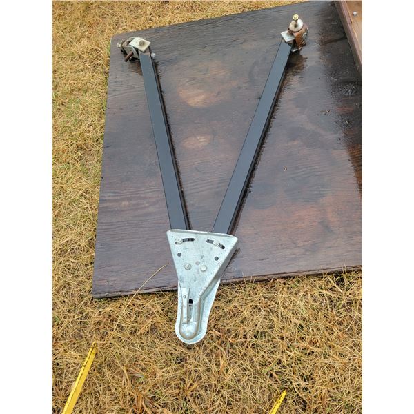 Black tow bar
