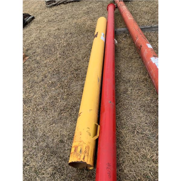 Red & yellow 2-sections of auger pipe