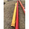 Image 1 : Red & yellow 2-sections of auger pipe