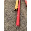Image 2 : Red & yellow 2-sections of auger pipe