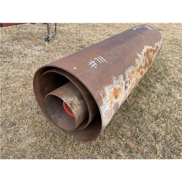 4- sections of pipe (heavy wall) 8", 16", 24" & 30" by approx. 90"