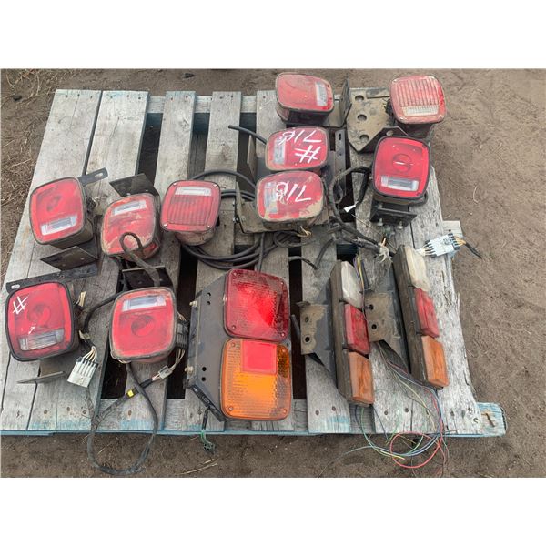 Approx 14 tail lights