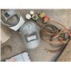 Image 1 : 2 welding helmets& shields, torch hose &gauges