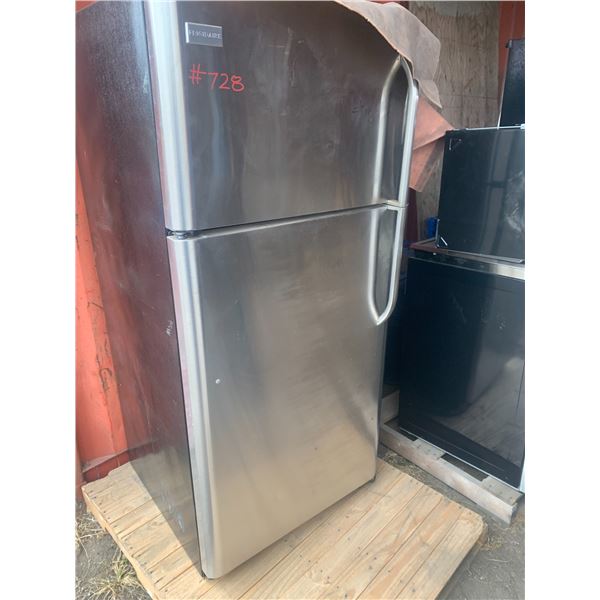 Stainless fridge, working